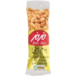 مغز بادام زمینی نمکی مزمز