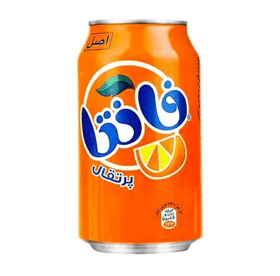 نوشابه قوطی فانتا