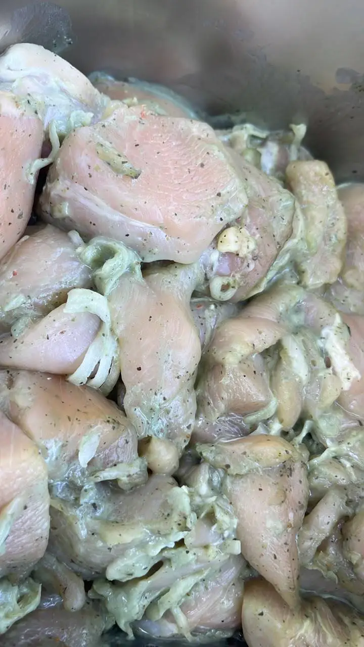 جوجه طعم دار سیر کره جعفری