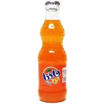 نوشابه شیشه 250 گرم فانتا