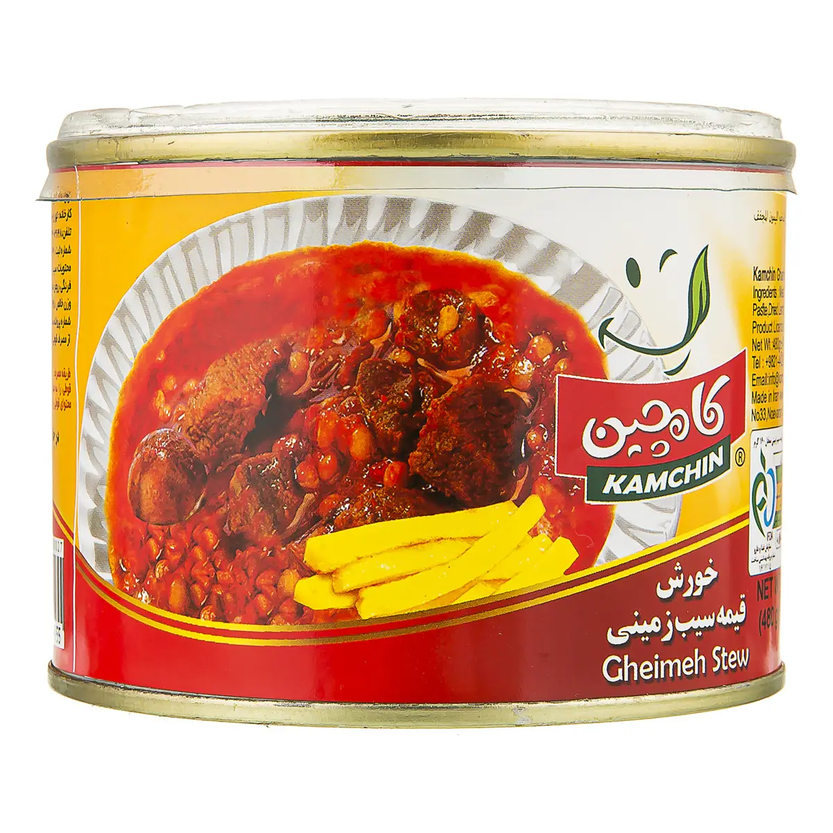 خورشت قیمه سیب زمینی 480 گرم کامچین
