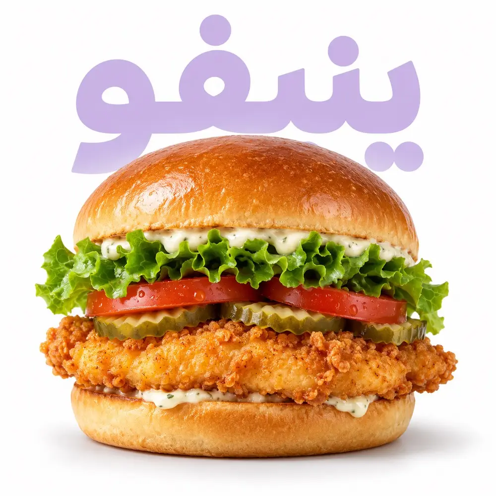 برگر فیله مرغ
