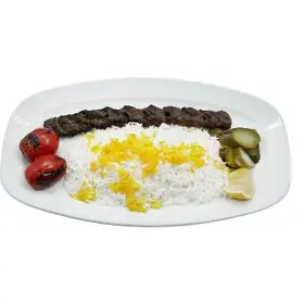 چلو کباب ( برنج هندی )