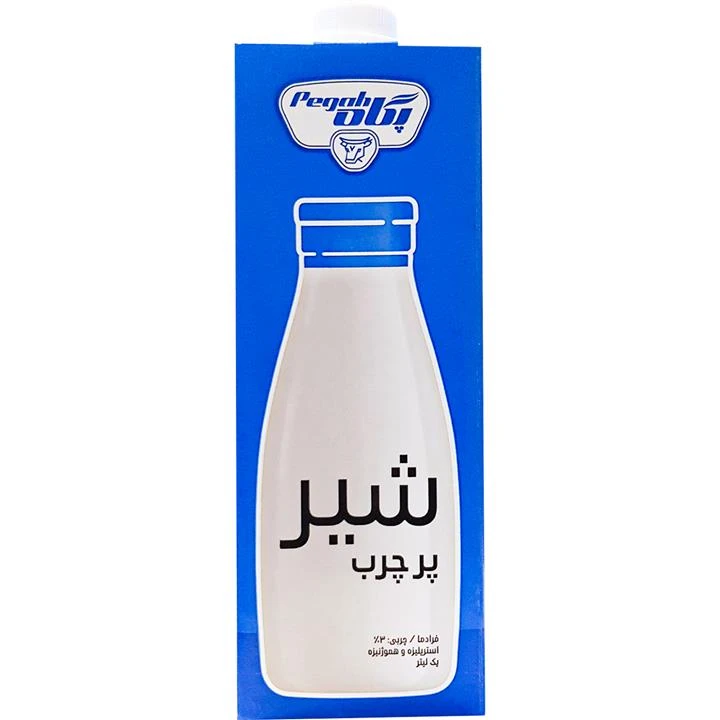 شیر پرچرب 1 لیتر پگاه